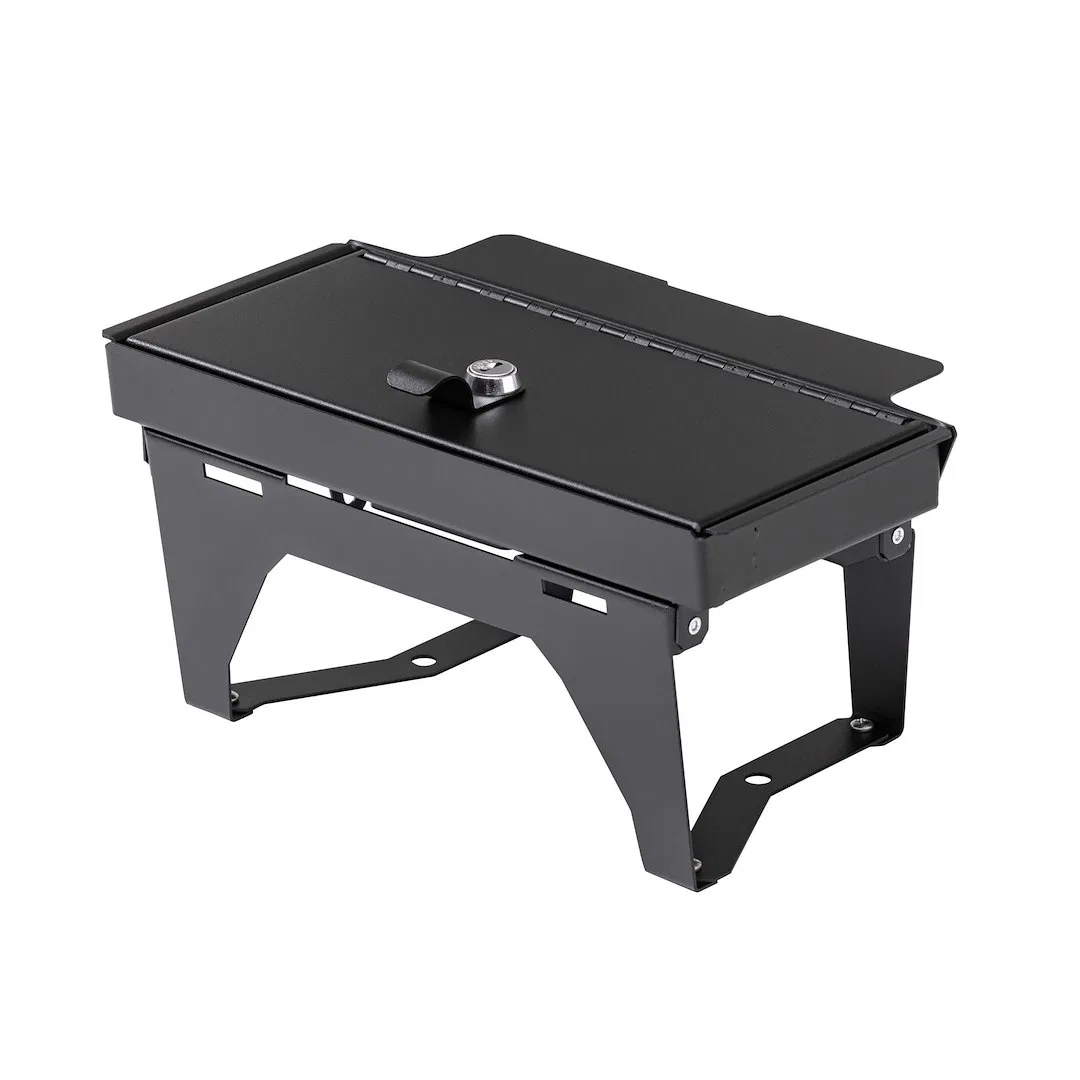 393-01 – TUFFY SEC Console Security Insert, With Standard Key Lock Powder Coated Textured Black Steel With Wireless C...